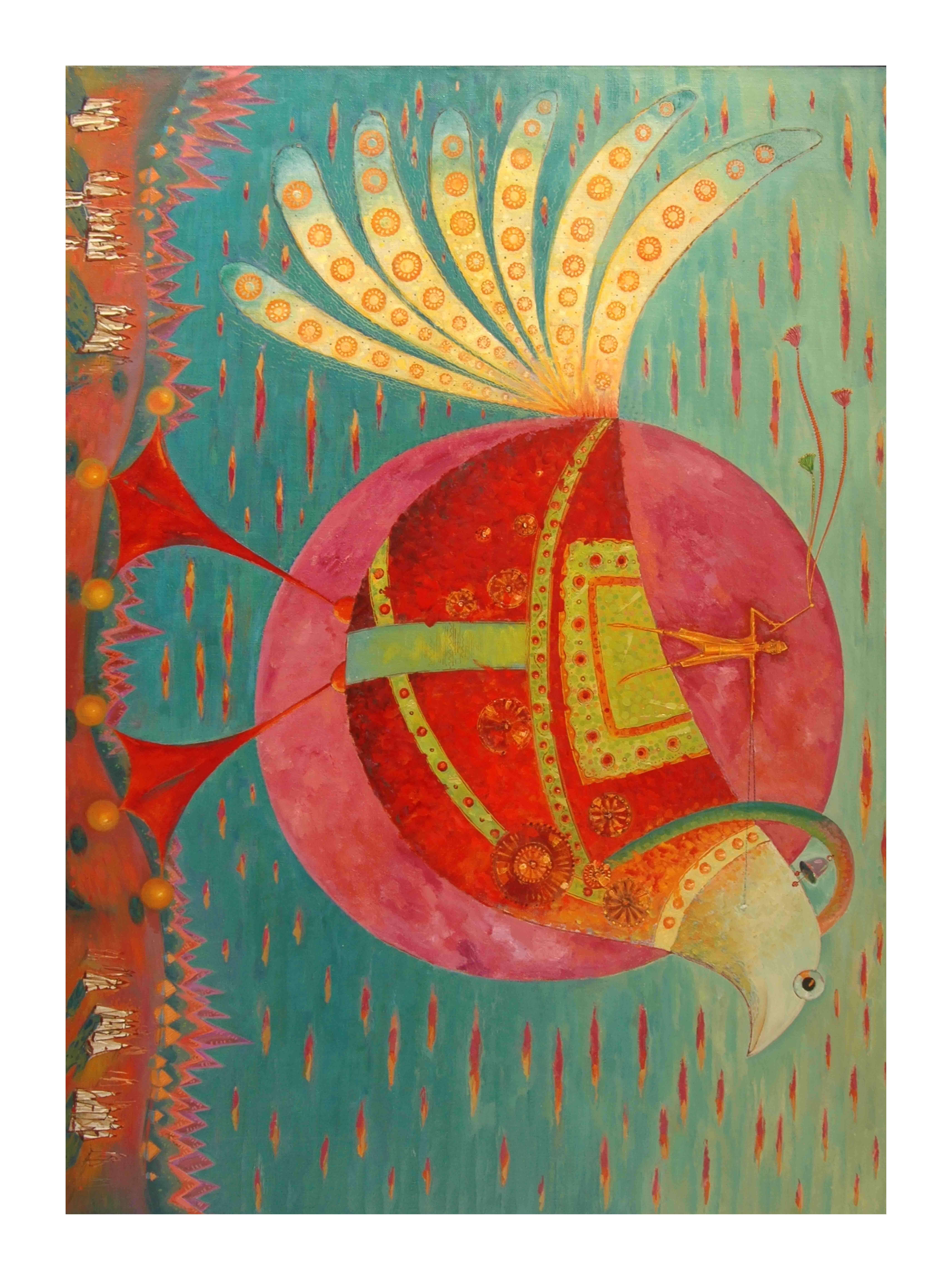 Картина: На женитьбу. 1998. Из собрания ГБУК РМЭ Республиканского музея изобразительных искусств г. Йошкар-ОлаХудожник: Юрий Таныгин