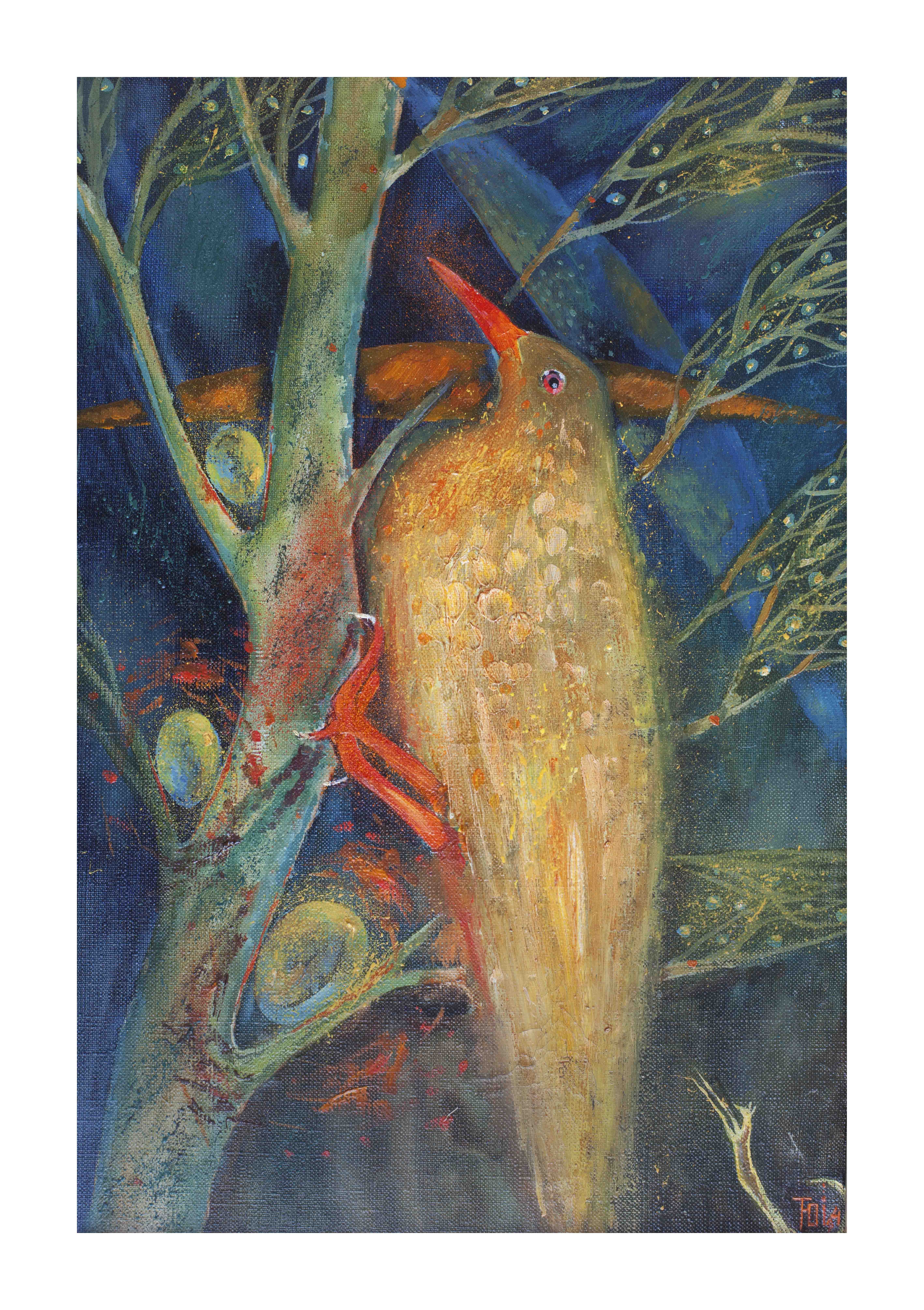 Птица. 1994. Из собрания ГБУК РМЭ Республиканского музея изобразительных искусств г. Йошкар-Ола